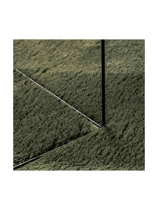 vidaXL vidaXL Rutschfestes Rechteckiges Wohnzimmer Teppich Mit Fransen Dschungel Grün 1000x80cm