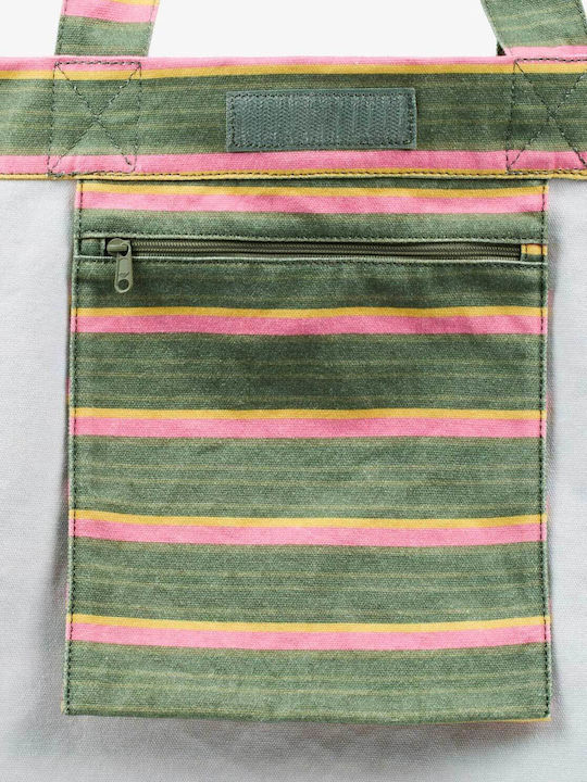 Roxy Fabric Beach Bag Green