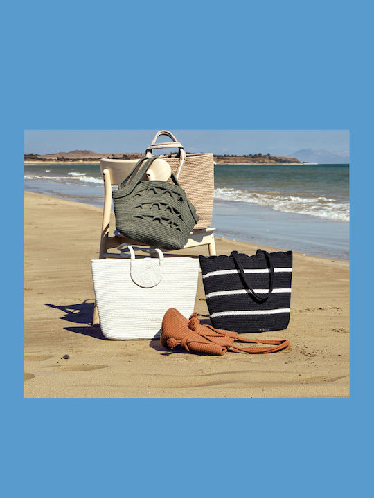 Kentia Fabric Beach Bag Black