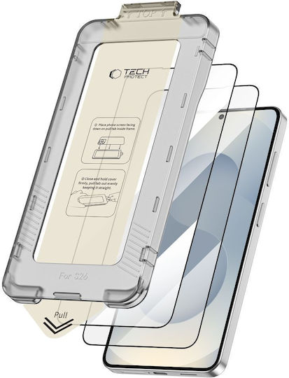Tech-Protect Quick Set Plus Full Face Tempered Glass 2τμχ (Galaxy S26)