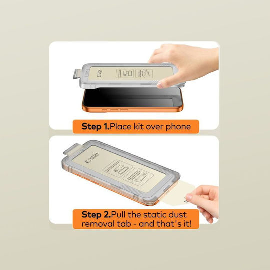 Tech-Protect Quick Set Plus Full Face Tempered Glass 2τμχ (Galaxy S26)