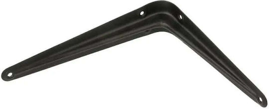 Amig Corner Shelf Made of Metal in Black Colour