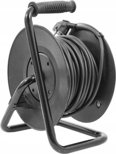 Verke Cablu de prelungire cu role 4 locuri cu lungimea de 20m Diametru 3 x 1.5mm² Cupru