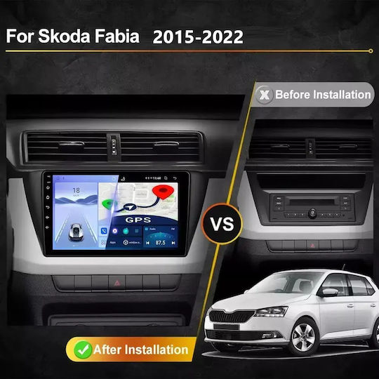 Skoda Fabia 2015-2022 Android Multimedia 4-64gb Octacore-carplay-androidauto Gps Wi-fi Bluetooth Sg-284