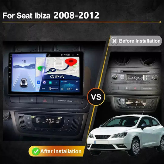 Seat Ibiza 2008-2012 Android Multimedia 4-64gb Octacore-carplay-androidauto Gps Wi-fi Bluetooth Sg-314