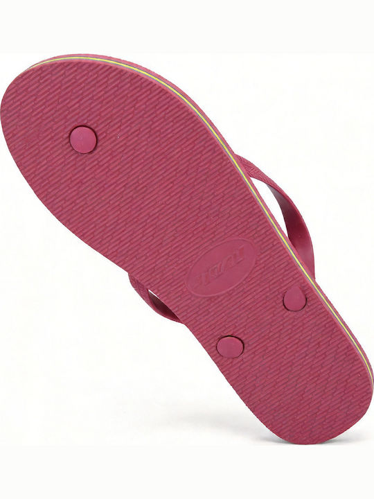 Flip Flops In Burgundy Colour