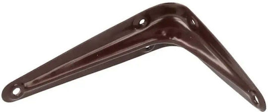 Amig Raft de Colț din Metal de Culoare Maro