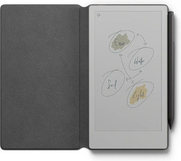 reMarkable reMarkable Paper Pro Move 7.3 Zoll (64 GB) mit Marker Plus und Book Folio Polymer Weave Graue
