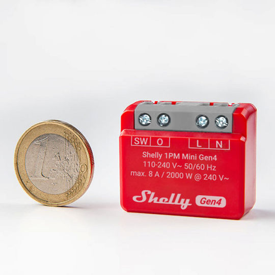Shelly Smart Switch Wi-Fi, Bluetooth, ZigBee & RF 10A με Τηλεχειριστήριο 2τμχ