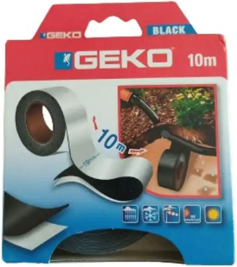 Geko Self Vulcanizing Insulation Tape 10mm x 10m Black