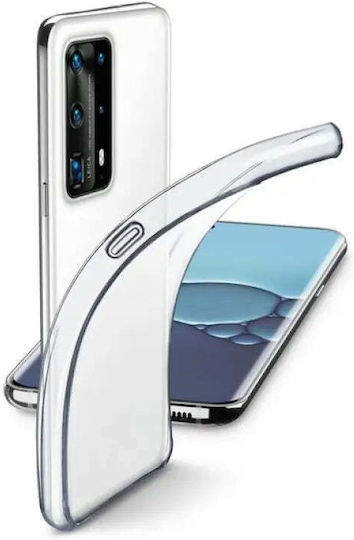 Cellular Line Fine Back Cover Silicone Transparent (Huawei P40 Lite)