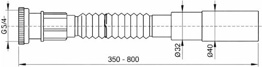 Alcaplast Alcaplast Σιφώνι Νιπτήρα