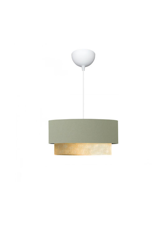 GloboStar Biggie Pendant Light Turquoise with Socket E27 30x30x70cm