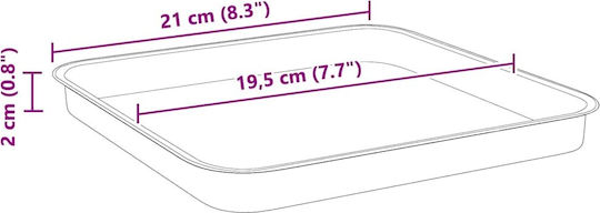 vidaXL Комплект 6 Пластмасови Черни Саксии За Цветя 28.5x22см