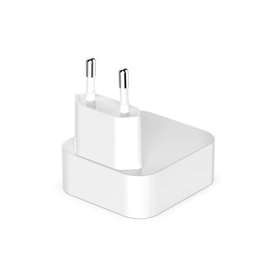 HAMA Зарядно Устройство Без Кабел GaN С 2 USB-C Изходни Порта 40W Power Delivery / Quick Charge 3.0 Бяло (00201955)