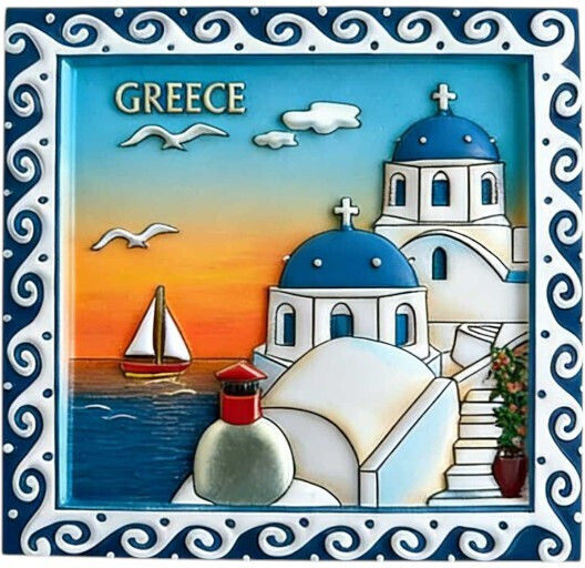 Tουριστικό Μαγνητάκι Souvenir Σετ 12pcs Greece 678508