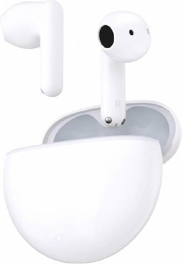 Honor Choice X7e Active In-ear Bluetooth Handsfree Ακουστικά με Αντοχή στον Ιδρώτα και Θήκη Φόρτισης Λευκά