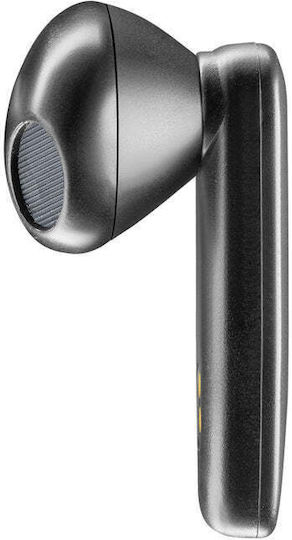 Cellular Line Clip Pro Ohrstöpsel Bluetooth-Freisprecheinrichtung Kopfhörer Revers mit Ladeetui Schwarz