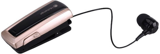 iXchange UA24 V2.0 In-ear Bluetooth Handsfree Ακουστικό Πέτου Χρυσό