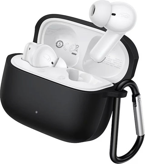 Hoco EQ30 In-ear Bluetooth Handsfree Ακουστικά με Θήκη Φόρτισης Μαύρα