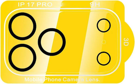 Hoco G13 3D Night Shooting Camera Protection Tempered Glass Black for Apple iPhone 17 Pro 5G