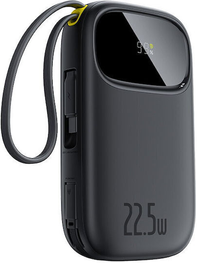 Baseus EnerFill FC31 Power Bank 20000mAh 22.5W με Θύρα USB-A και Θύρα USB-C Μαύρο