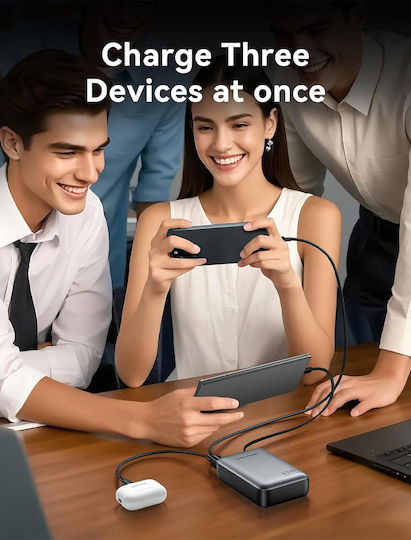 Vention FHG Power Bank 20000mAh 45W With USB-A Output Port And USB-C Output Port Power Delivery PPS Grey