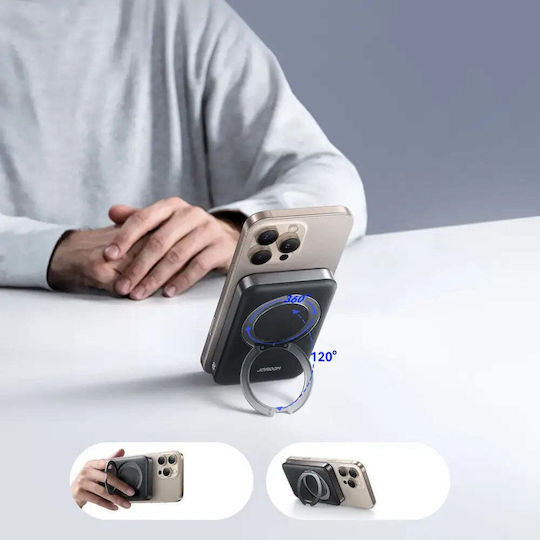 Joyroom JR-PBM12 MagSafe Power Bank 10000mAh 22.5W with USB-A Port and USB-C Port Black