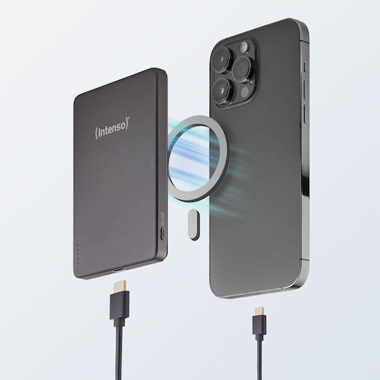 Intenso Mw MagSafe Power Bank 5000mAh 50W With USB-C Output Port Grey