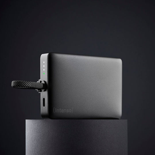 Intenso MC10000 MagSafe Външна Батерия 10000mAh 20W с USB-C Изходен Порт Power Delivery / PPS Черна