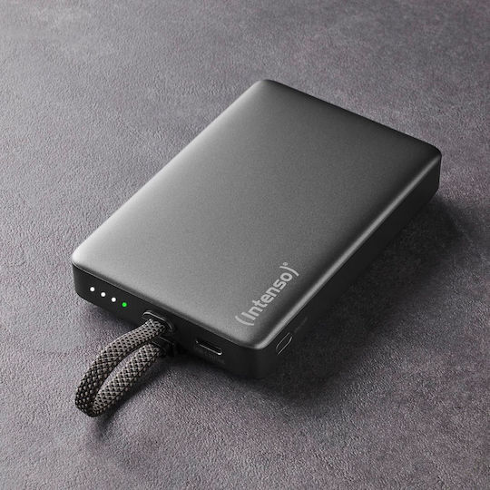 Intenso MC10000 MagSafe Външна Батерия 10000mAh 20W с USB-C Изходен Порт Power Delivery / PPS Черна