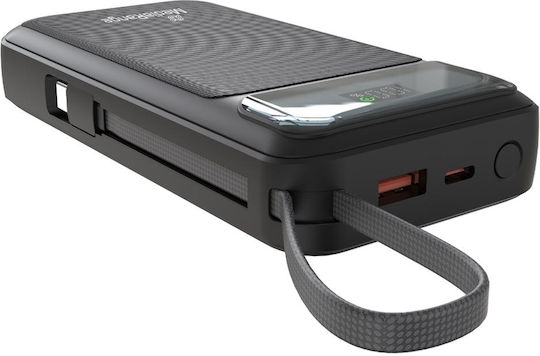 MediaRange Power Bank 20000mAh 22.5W cu Port USB-A și Port USB-C Power Delivery / Quick Charge 3.0 Negru