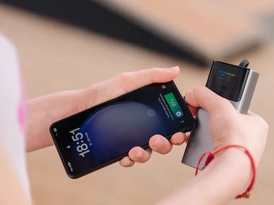 Tracer Comet Power Bank 10000mAh 22.5W με Θύρα USB-A και Θύρα USB-C Μαύρο