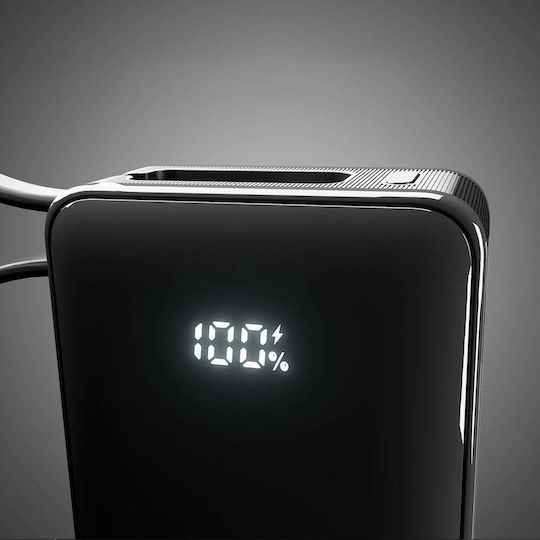 SBS Power Bank 10000mAh 22.5W με Θύρα USB-A και Θύρα USB-C Power Delivery Μαύρο