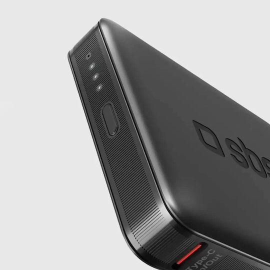 SBS NanoTube Power Bank 5000mAh 10W με Θύρα USB-C Power Delivery Μαύρο