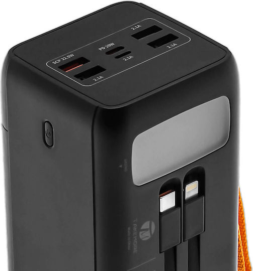 Takemore P805 Power Bank 50000mAh 22.5W με 4 Θύρες USB-A Μαύρο