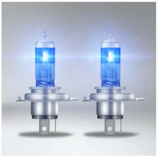 Osram Car Lamps Cool H4 Xenon 5500K Cold White 12V 2 Pieces