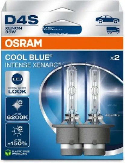 Osram D4s Дълъг Лъч 42v 35w P32d-5 Хладен Интензивен Син Nextgen 6200k 2бр Honda Lexus Mazda 3 6 Cx-5