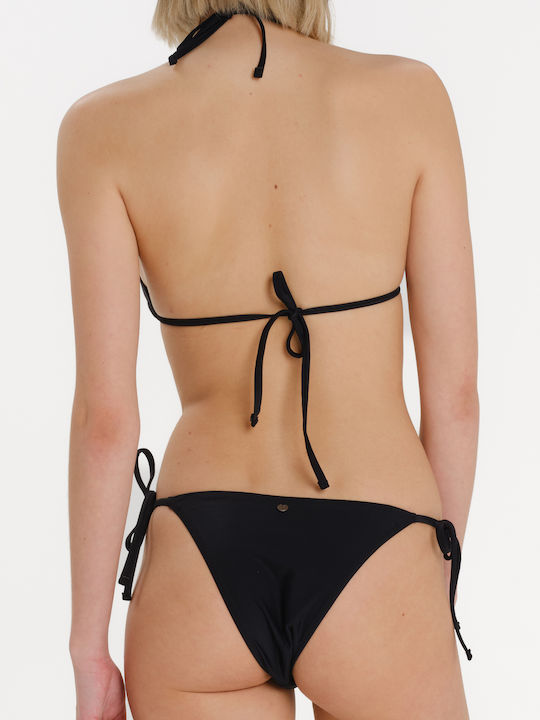 Bikini Set Triangle With Removable Padding & Brazil Black