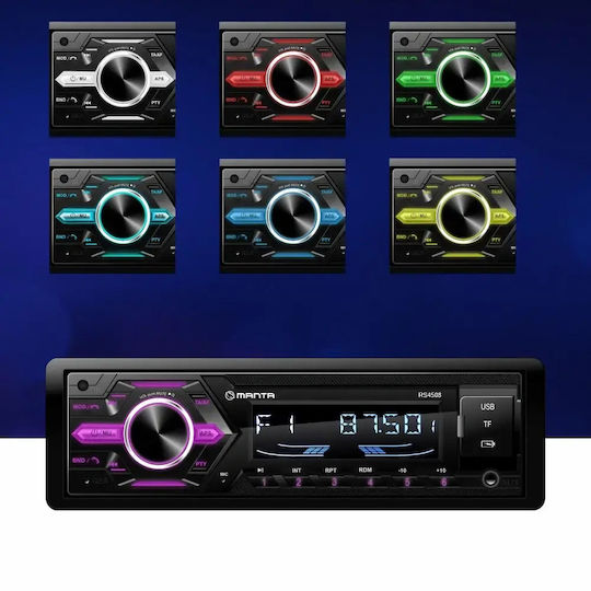 Manta Автомобилно Радио 1 DIN Bluetooth USB