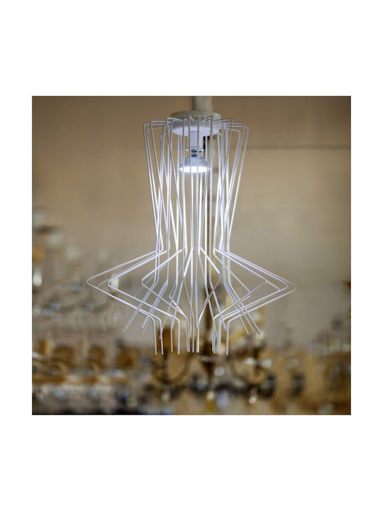 Wire Ceiling Light with E27 Socket 42x42cm