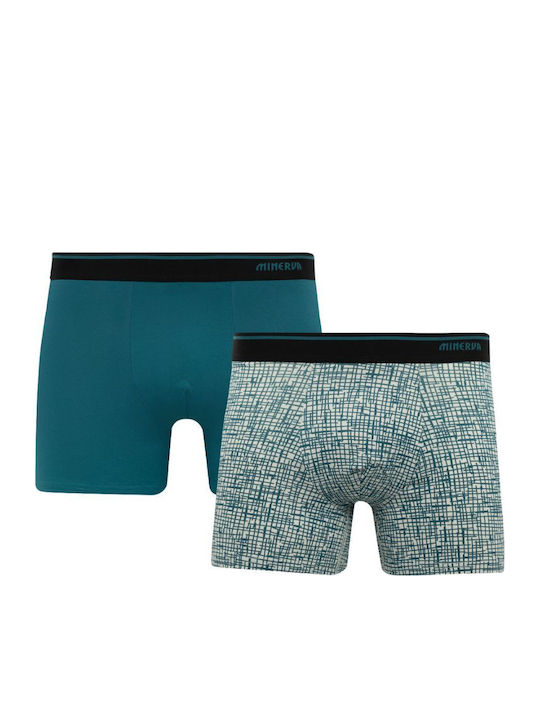 Mengear Мъжки Боксерки Петролено-Сив 2Pack