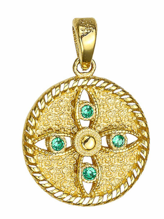 Kritsimis Pandantiv Talisman Constantin Aur 14 Carate