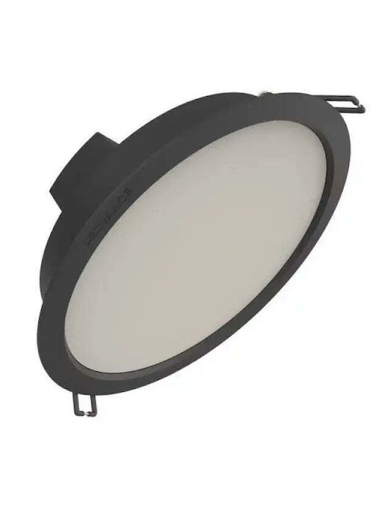 Ledvance Rundes Draußen LED-Panel 18W mit Kaltweißem Licht 6500K