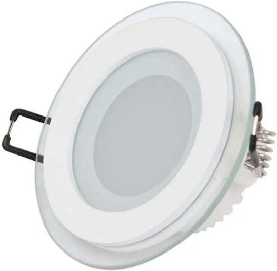 Horoz Electric Στρογγυλό LED Panel 6W με Ψυχρό Λευκό Φως 6400K