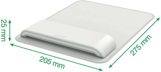 Leitz Mouse Pad Leitz Ergo Ergonomic Wrist Support Adjustable Pastel Gray