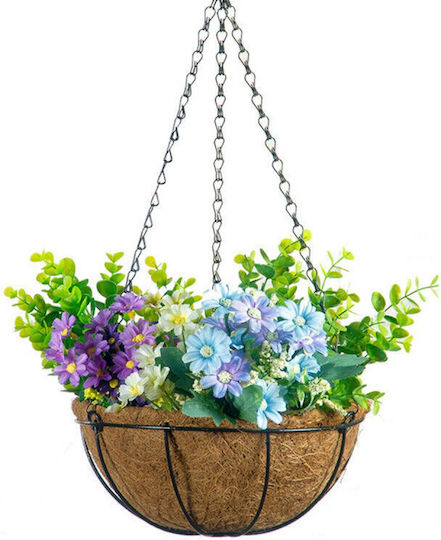 Hanging Plant Pot for Coconut Palm Chain 35.5x15cm