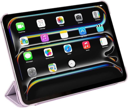 Husă Decoded Ipad 13 M4 M5 Pliabilă Stand Subțire Design Texturat Lavandă