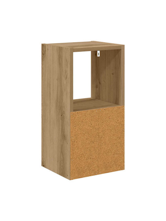 Nachttische Holz Braun 2 Stück 25.5x22x49.5cm