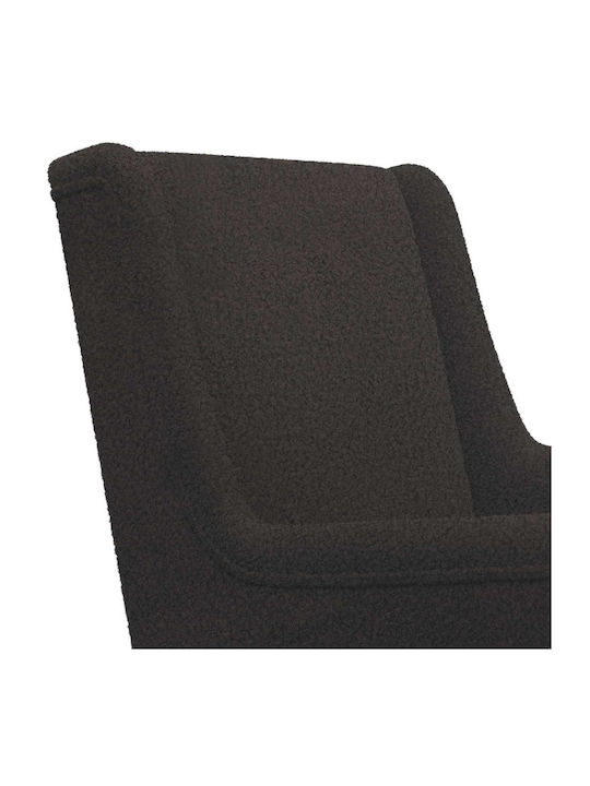 Rocking Armchair Black 62x80x85cm